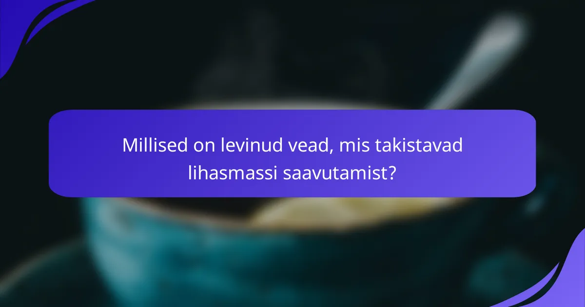 Millised on levinud vead, mis takistavad lihasmassi saavutamist?