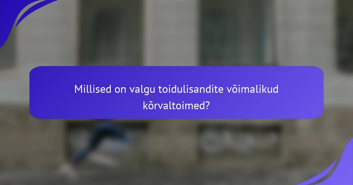 Millised on valgu toidulisandite võimalikud kõrvaltoimed?