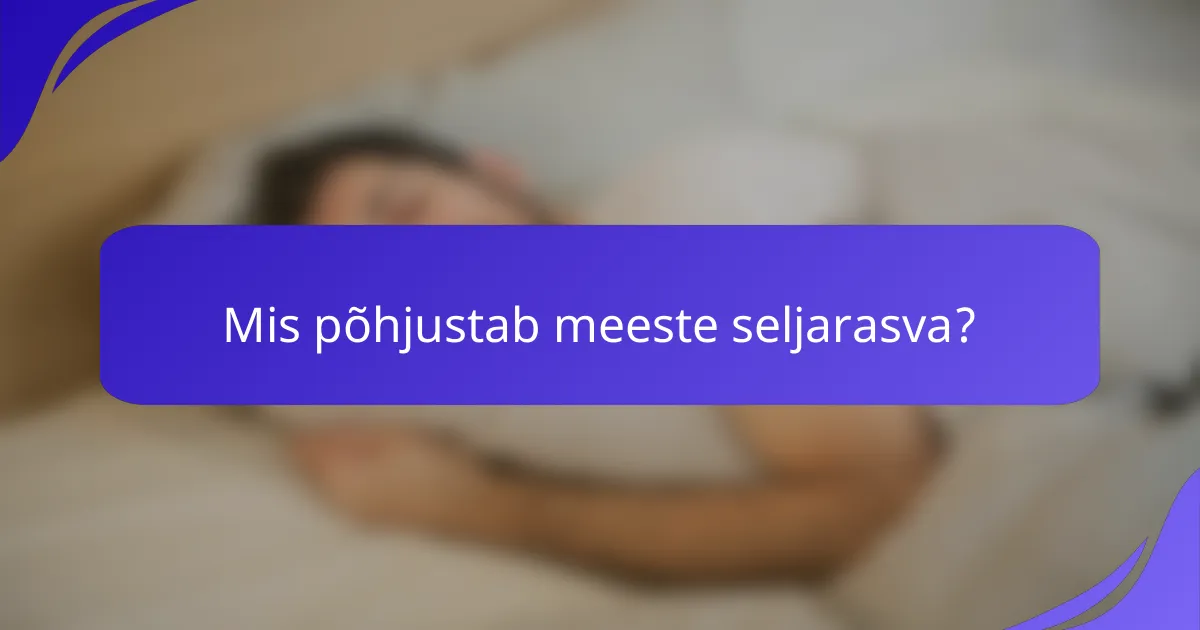 Mis põhjustab meeste seljarasva?